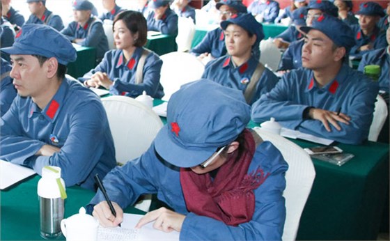 湘江电缆井冈山精神学习班剪影